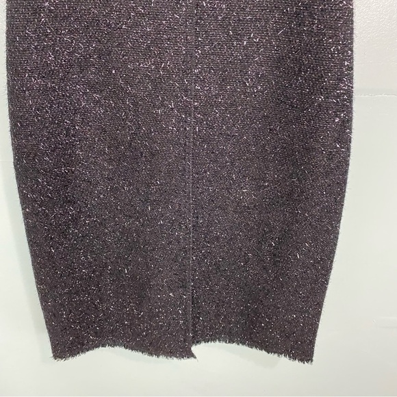 Kate Spade Tinsel Tweed Black Dress Shimmer Sparkle Sz 2 Sleeveless Shift - Picture 4 of 9